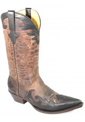 JUAREZ OILY BROWN LEATHER MAN GOWEST BOOTS