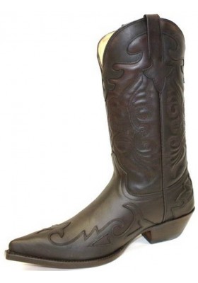JUAREZ OILY BROWN LEATHER MAN GOWEST BOOTS