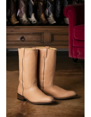 LAFAYETTE BOTTES GOWEST CUIR VEGETAL COGNAC