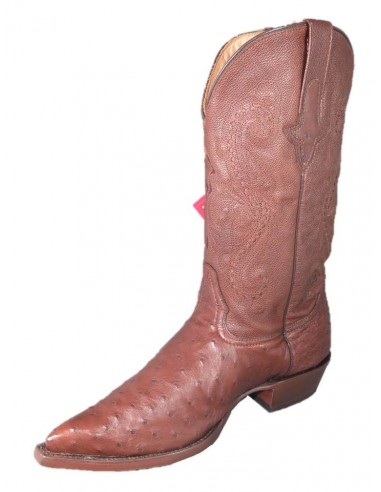 CHIHUAHUA BROWN BACK OSTRICH GENUINE LEATHER