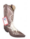 DESPERADO MAN NATURAL PYTHON AND CRAZY BROWN COWHIDE LEATHER