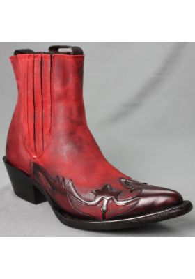 LILY BLACK RED LADY COWHIDE GOWEST SANTIAG