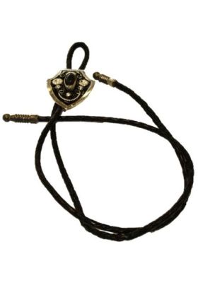 BOLO TIE PERLE NOIRE GOWEST