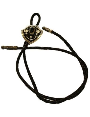 BOLO TIE PERLE NOIRE GOWEST