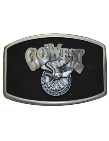 BOUCLE OVALE GOWEST FOND NOIR BOUCLE OVALE GOWEST FOND NOIR
