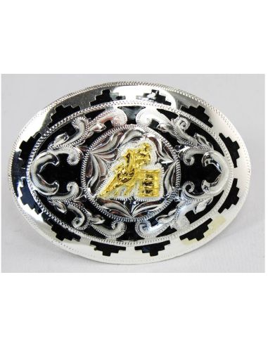 SILVER LOOP BLACK BACKGROUND HORSERIDING GILDED SILVER LOOP BLACK BACKGROUND HORSERIDING GILDED