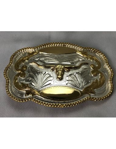 EIGHT CURVED GOLDEN BUCKLE WITH PATTERN EIGHT CURVED GOLDEN BUCKLE WITH PATTERN