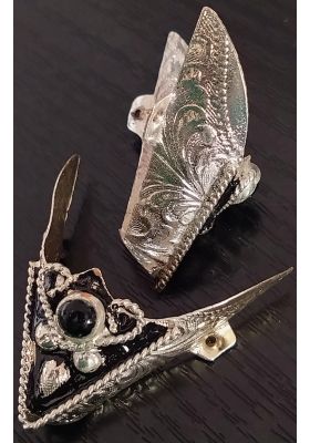 PUNTAS PARA BOTAS DE PERLA NEGRA PEQUEÑA