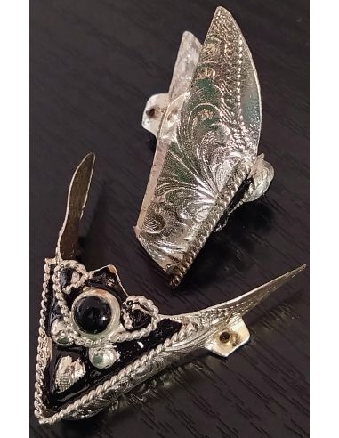 SMALL BLACK PEARL BOOT TIPS