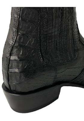 LUIS CROCODILE QUEUE NOIR HOMME GOWEST SANTIAG