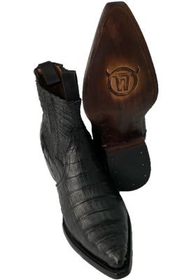 LUIS CROCODILE QUEUE NOIR HOMME GOWEST SANTIAG