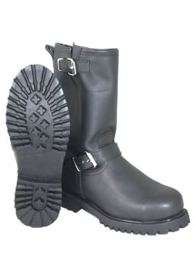 TERMINATOR BLACK STEEL TOE MEN GOWEST BOOTS