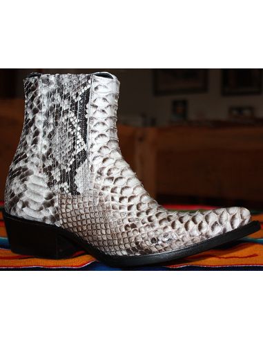 BOOTS LUISA PYTHON NATUREL FEMME GOWEST SANTIAG