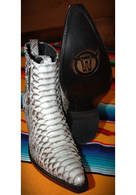 BOOTS LUISA PYTHON NATUREL FEMME GOWEST SANTIAG