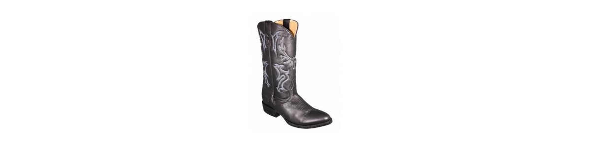 Categoría Texanes - Go'west Boots : BOOTS SUDISTE NOIR HOMME GOWEST SANTIAG , MENPHIS NOIR CROCODILE BELLY (ventre) HOMME GO...